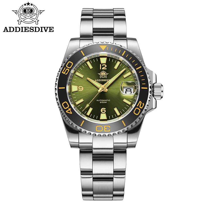 Jewelry For Watches - ADDIESDIVE 新しいダイビングギフト腕時計メンズ 8215 自動サファイア AR コーティングされたガラスセラミックベゼル防水