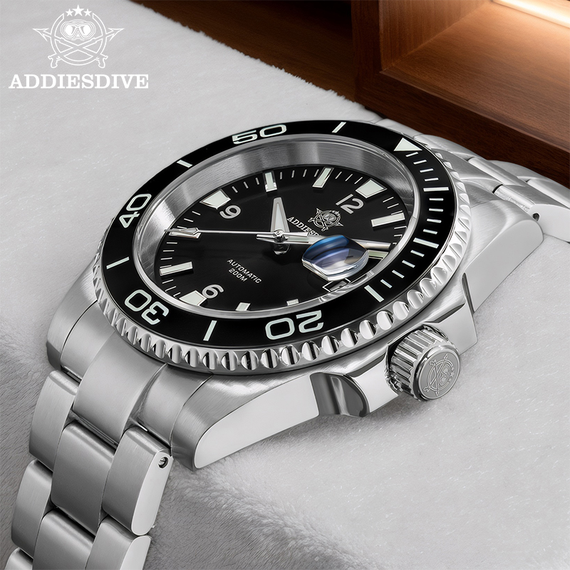 ADDIESDIVE 新しいダイビングギフト腕時計メンズ 8 - Jewelry For Watches のレビューと価格