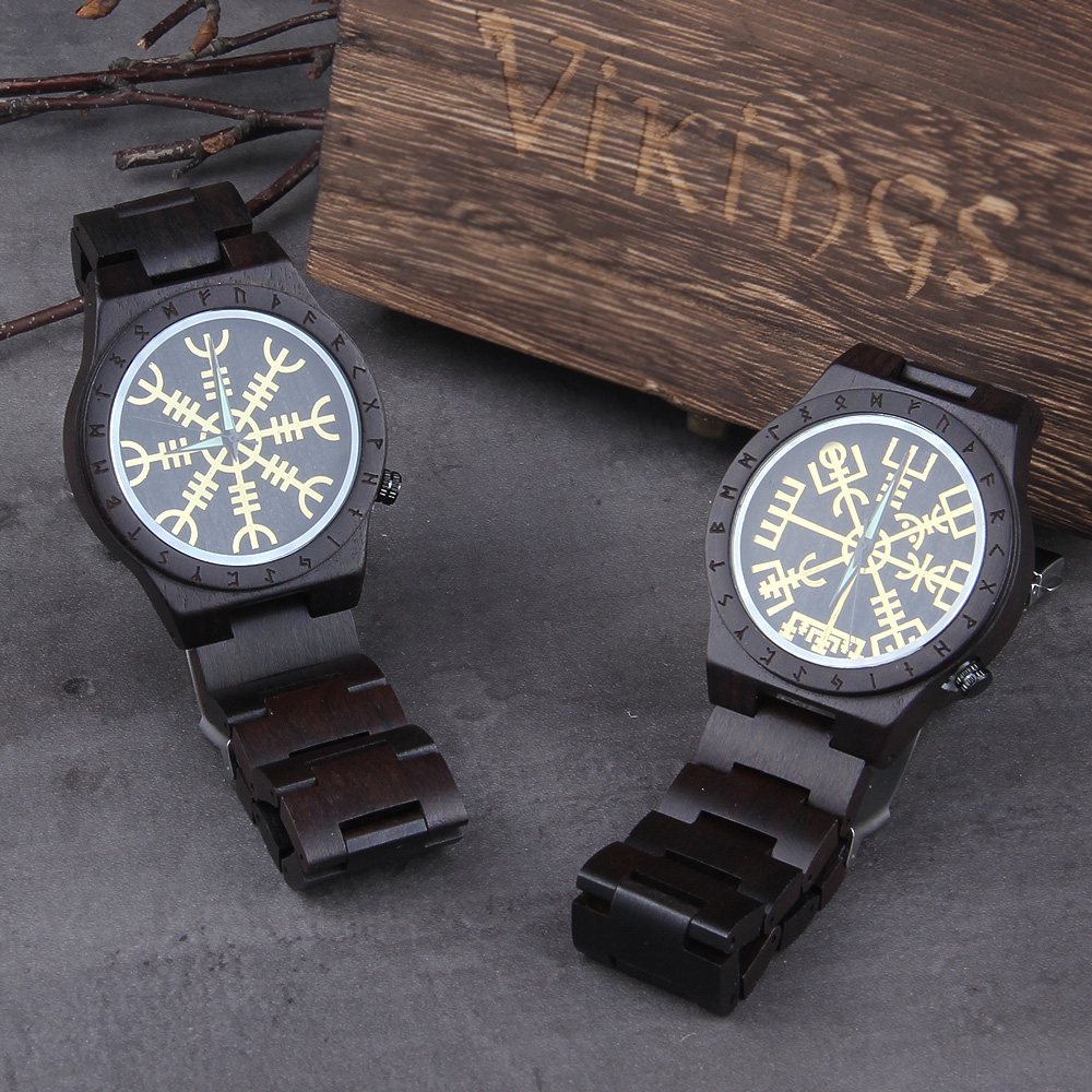 男性と女性のための手作りの木製時計,金のhelmを備えた宝石 - Jewelry Watches For Men のレビューと価格