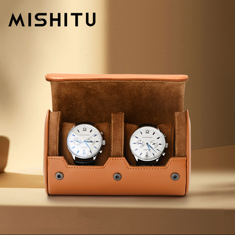 MISHITU 1/2/3 スロット時計収納ロールトラベルバ - Jewelry Watches For Men のレビューと価格