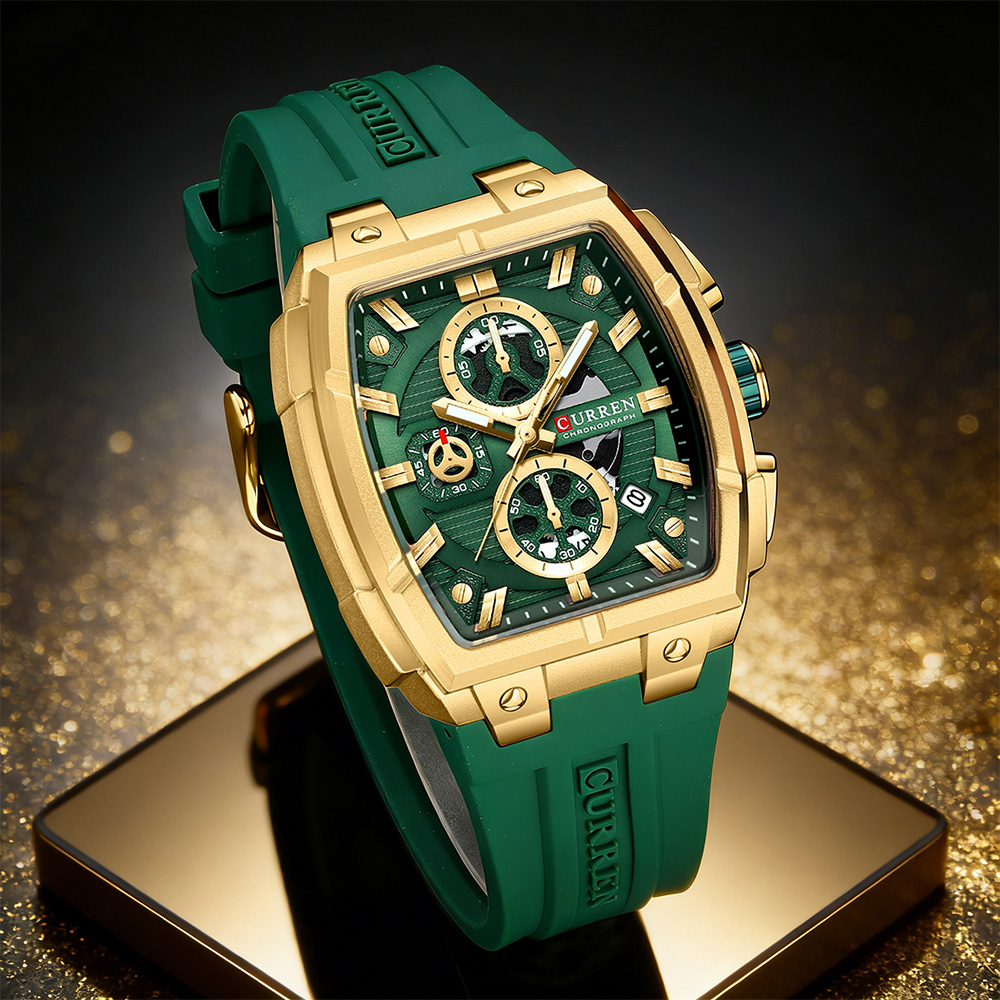 CURREN 高級ヴィンテージ腕時計 メンズ スポーツ クロ - Jewelry For Watches のレビューと価格
