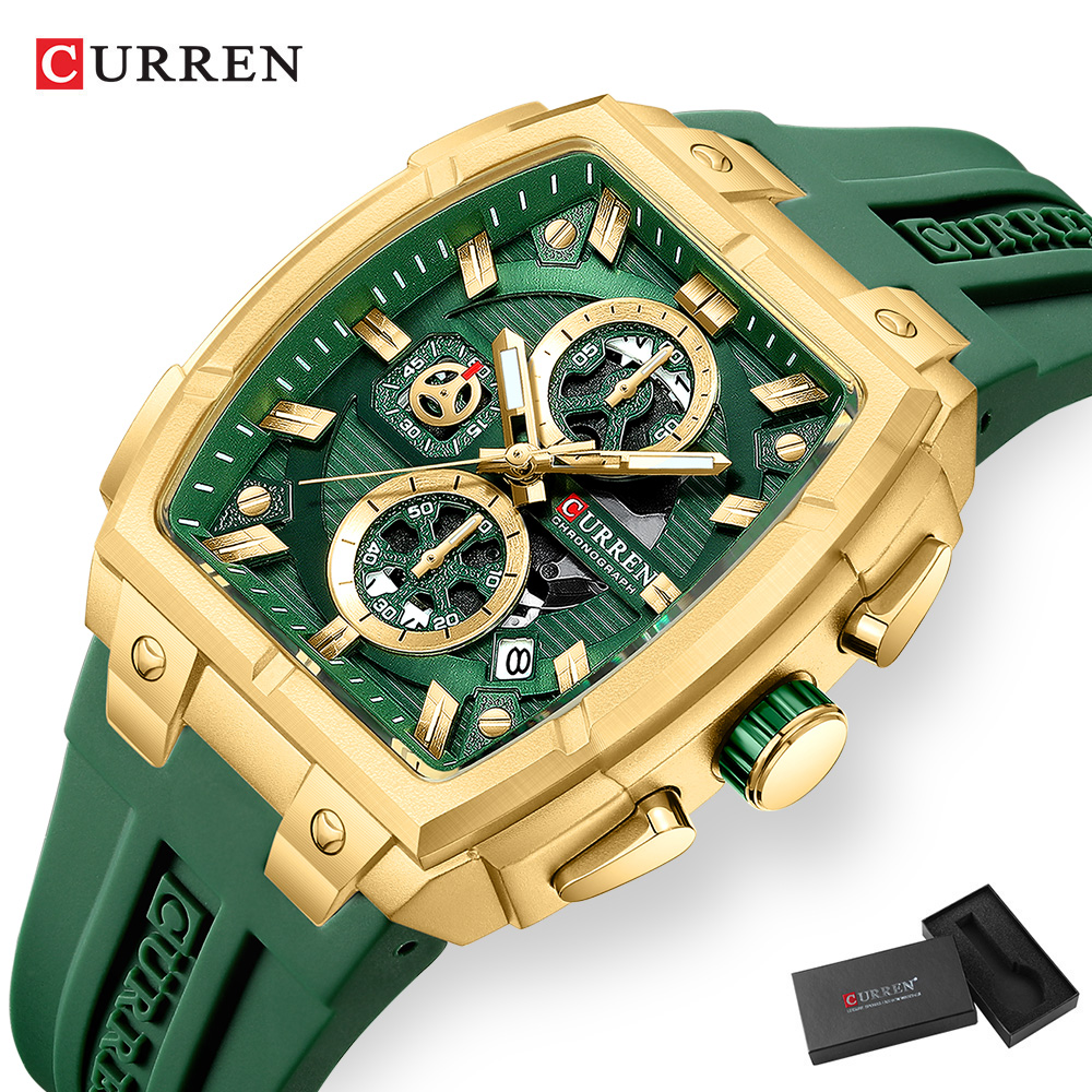 CURREN 高級ヴィンテージ腕時計 メンズ スポーツ クロ - Jewelry For Watches のレビューと価格