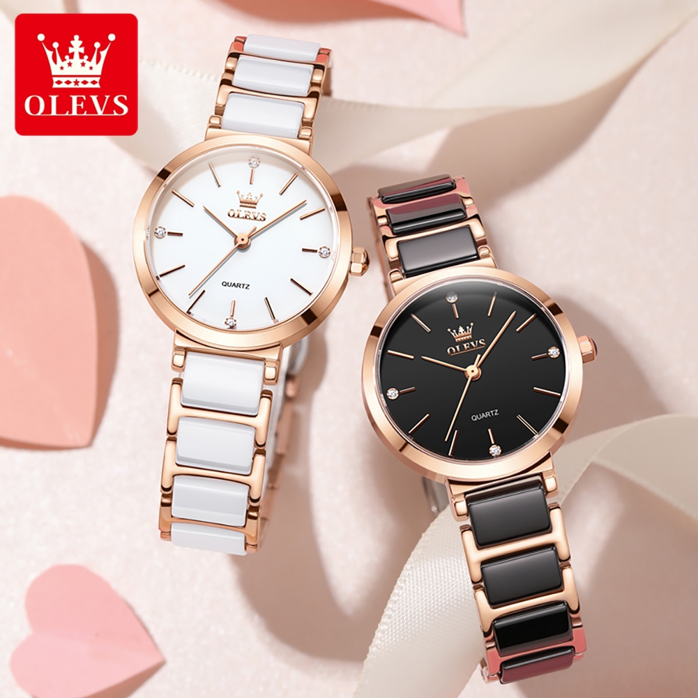 OLEVSレディース腕時計5877高級エレガントクォーツ腕時 - Jewelry For Watches のレビューと価格