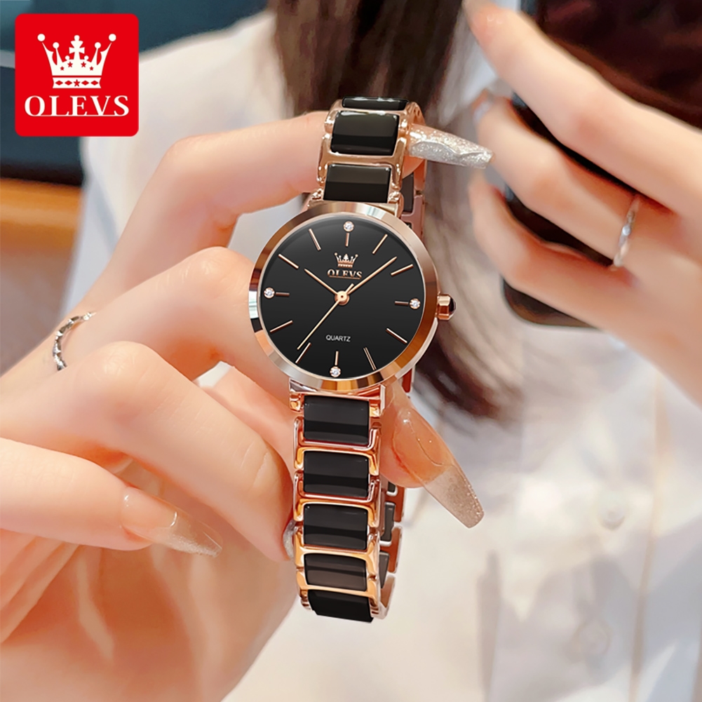 OLEVSレディース腕時計5877高級エレガントクォーツ腕時 - Jewelry For Watches のレビューと価格