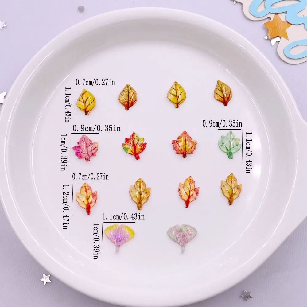 50 個混合樹脂ミニクリスタルカラフルなカエデの葉アートネイ - Paradise Jewelry & Watches Llc Miami のレビューと価格