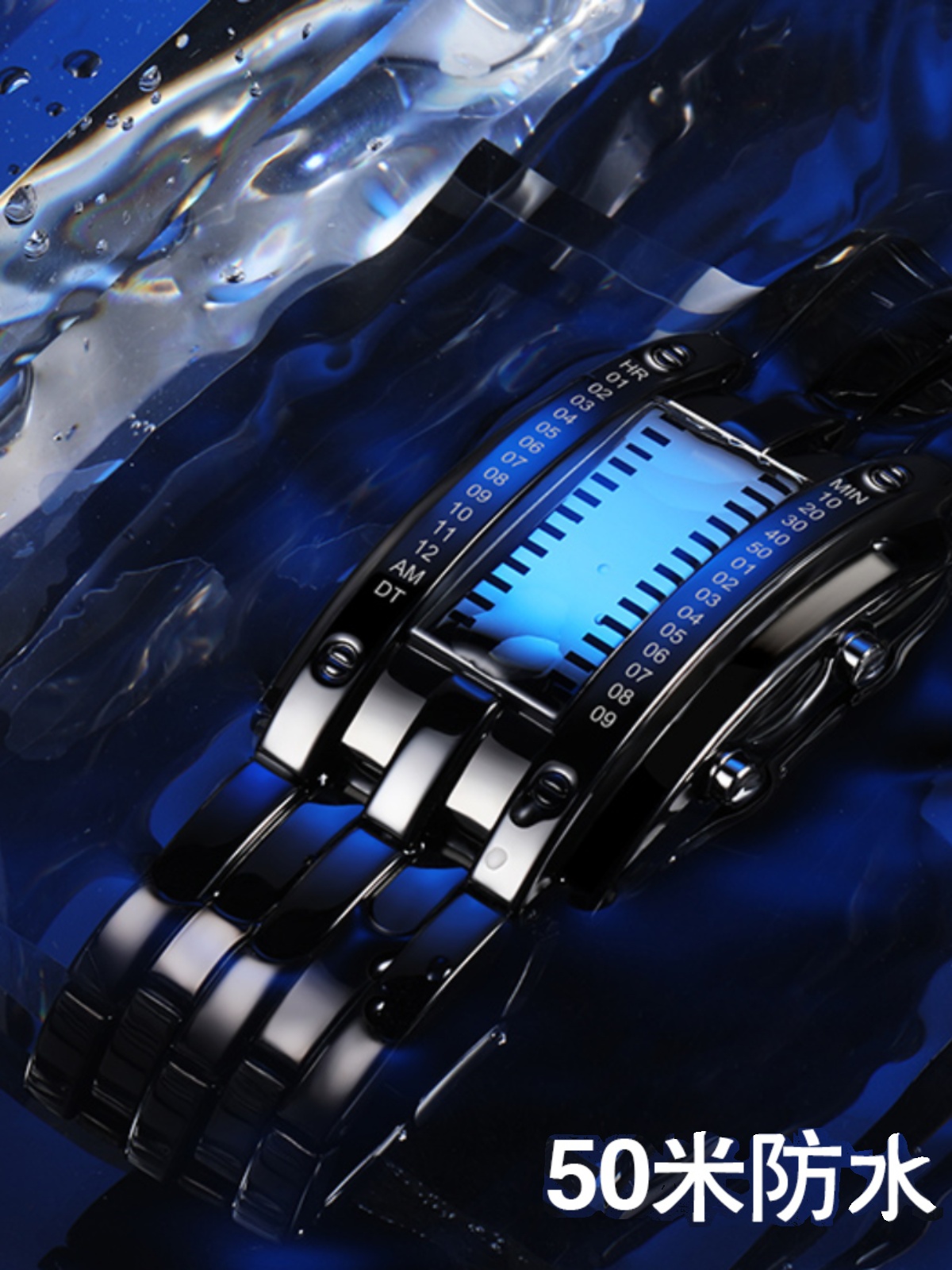 モーメントビューティーウォッチメンズ高校生トレンドLEDクリ - Moments Watches & Jewelry Burlington のレビューと価格