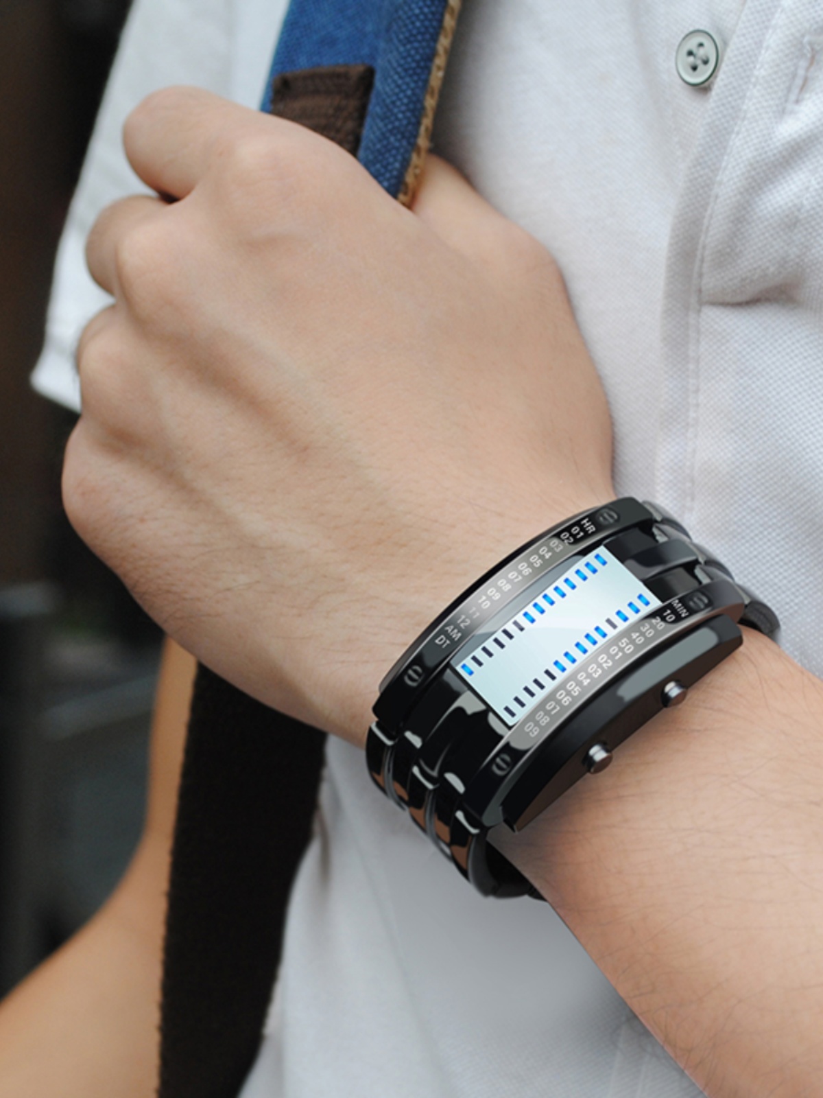 モーメントビューティーウォッチメンズ高校生トレンドLEDクリ - Moments Watches & Jewelry Burlington のレビューと価格