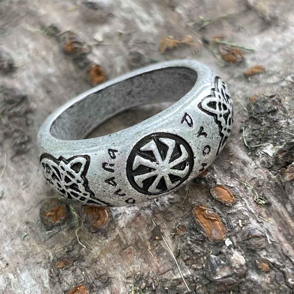 Nosalgiakolovrat-男性用の記号付きナット,ヴ - Mens Signet Ring のレビューと価格