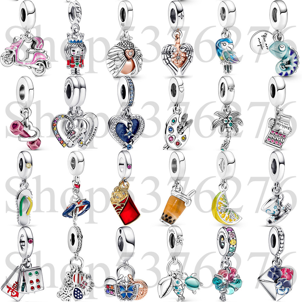 925スターリングシルバービーズ封筒タイプライター麻雀パーム - Paradise Jewelry & Watches Llc Miami のレビューと価格