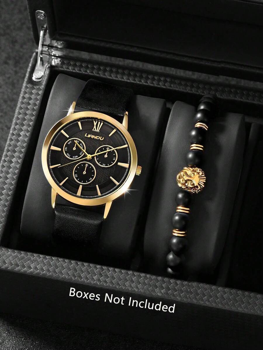 LIANDU LIANDU 1セット メンズファッションカジ - Jewelry For Watches のレビューと価格
