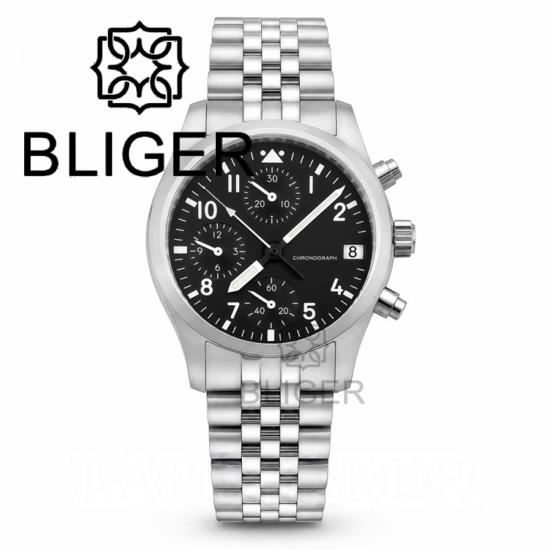 BLIGER フルブラック ブラッシュド 38 ミリメートル - Jewelry For Watches のレビューと価格