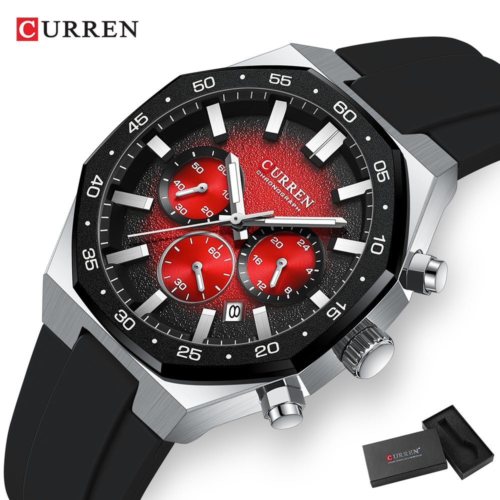 CURREN ファッションカジュアルメンズスポーツウォッチク - Jewelry For Watches のレビューと価格