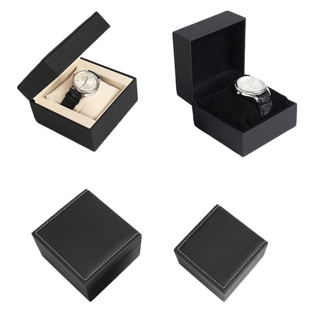 PUレザー製メンズ腕時計ボックスオーガナイザー、取り外し可能 - Jewelry Watches For Men のレビューと価格