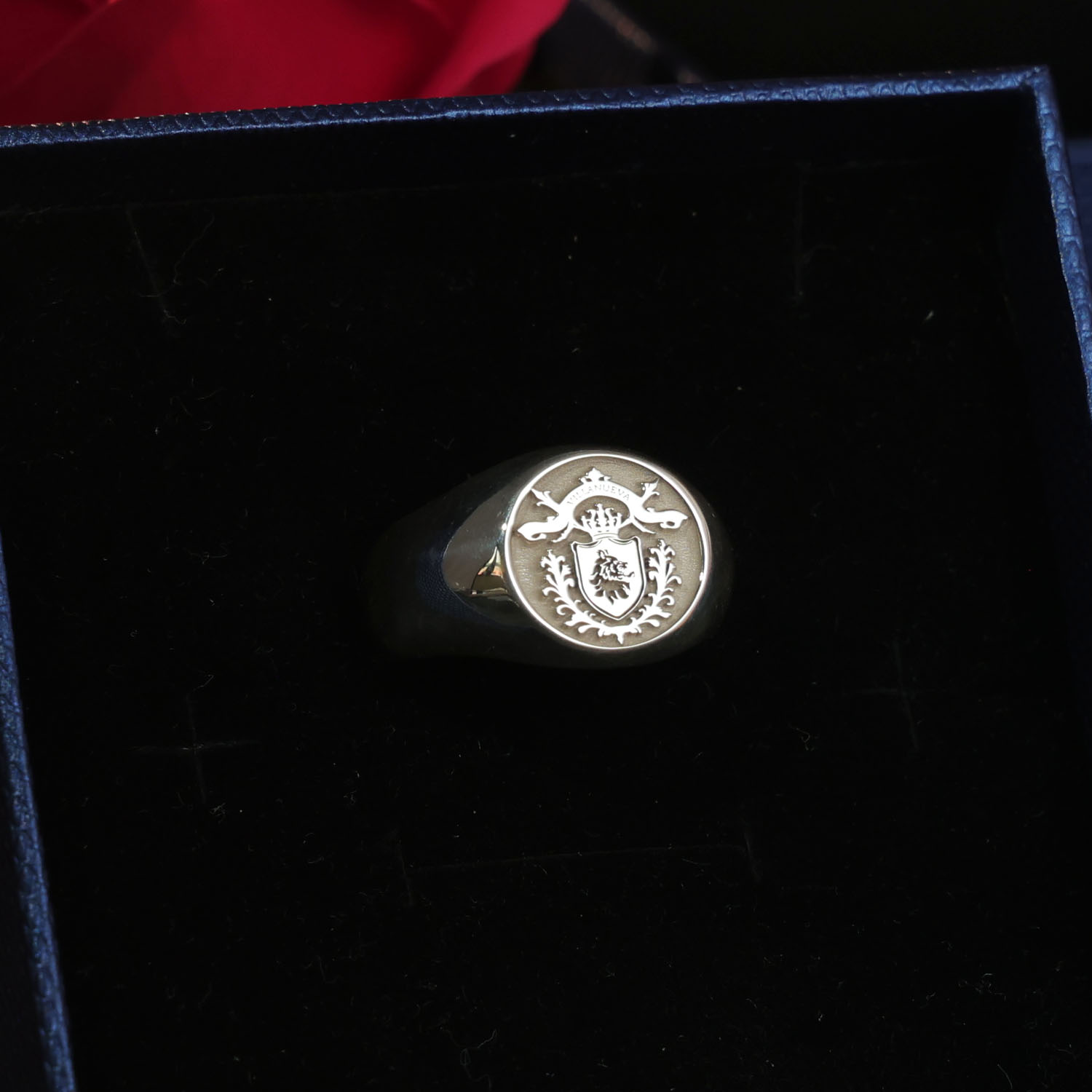 17mm ラウンド 925 ソリッドシルバー メンズリング  - Mens Signet Ring のレビューと価格